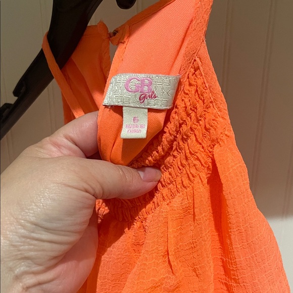 Guess Bright Orange Halter Dress - Picture 2 of 6